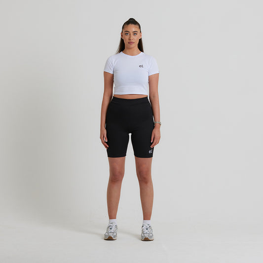 ei white crop top